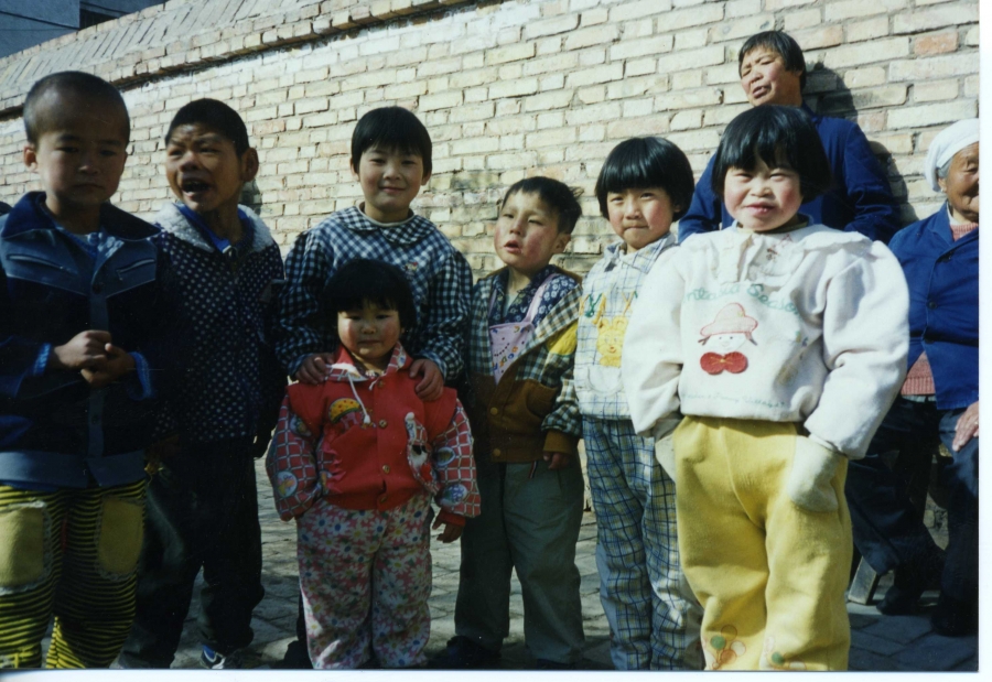 Abigail Anderson at Xining Children's Home. Abigail Anderson at Xining Children's Home.